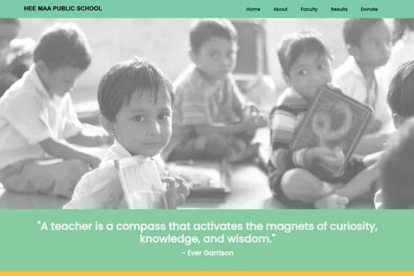 Hee Maa Public School Website: Maneesh Verma